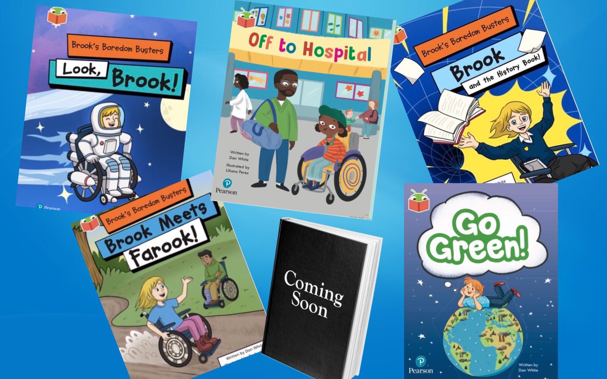 *DISABILITY ROCKS!* My NEW books for Children Look, Brook! amzn.eu/d/0Fq4jZC Brook and the History Book amzn.eu/d/iP9yJHP Brook Meets Farook amzn.eu/d/3Fu4gut Off to Hospital amzn.eu/d/aDXZK1Y Also @Waterstones Plus: *NEW BOOK @PuffinBooks 2023!*