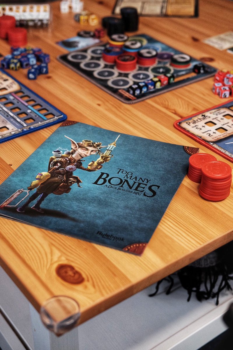 ponderpawn's tweet photo. Too Many Bones... too many rules? 🤔 Not with some help 😁 listen to the audio rulebook on the Book of Rulebooks Podcast to help you get through it 💪

Designed by Josh Carlson and Adam Carlson and published by @ChipTheoryGames.

https://t.co/iDutPwvmIb https://t.co/pmNdcy9h50