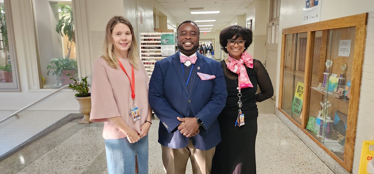 In Support of Breast Cancer Awareness "Real Men Wear Pink" <a href="/HandMiddleSC/">Hand Middle School</a> <a href="/RichlandOne/">Richland One Schools</a> <a href="/DocPTG/">Patrice Green</a>
