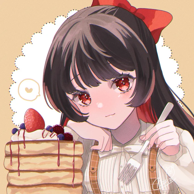 Sweets&amp;girls#illustration #創作 #イラスト #女の子イラスト 