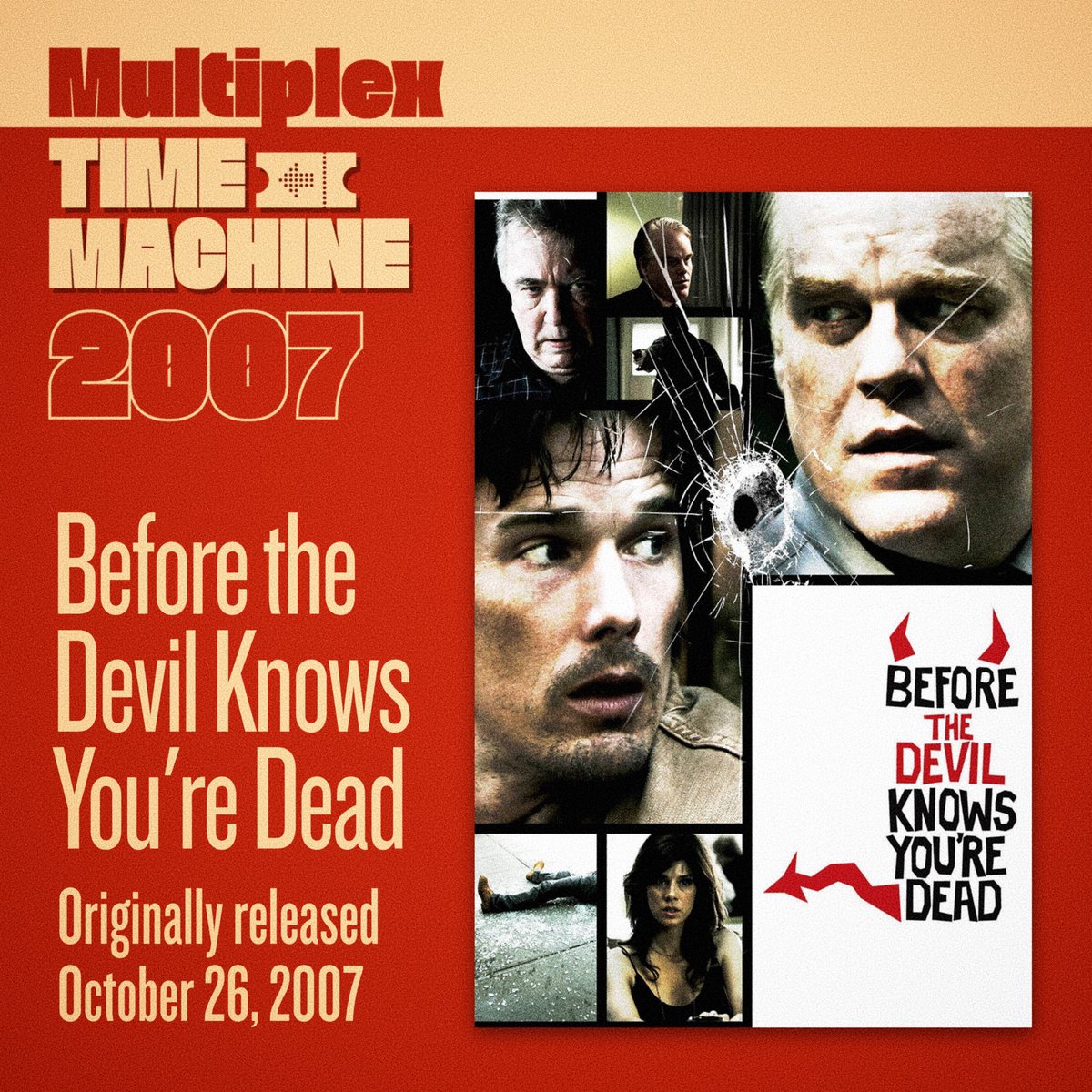 multiplexcast's tweet photo. Today's episode is brought to you by the word "bleak.” We'll be discussing Hollywood legend Sidney Lumet's last film, Before the Devil Knows You're Dead, originally released on October 26, 2007.

On Apple Podcasts: https://t.co/zeJOwHPE5z

On the web: https://t.co/mnRVyL1WZI https://t.co/sBD8XyovOm