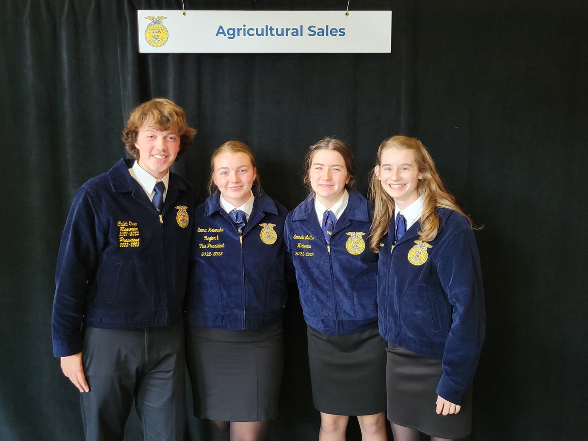 DougPenningto18's tweet photo. Congrats to the Agricultural Sales team for placing 8th in the nation and Emma Kelenske for 8th individual!#EagleNationPride https://t.co/THZahzBJ6d