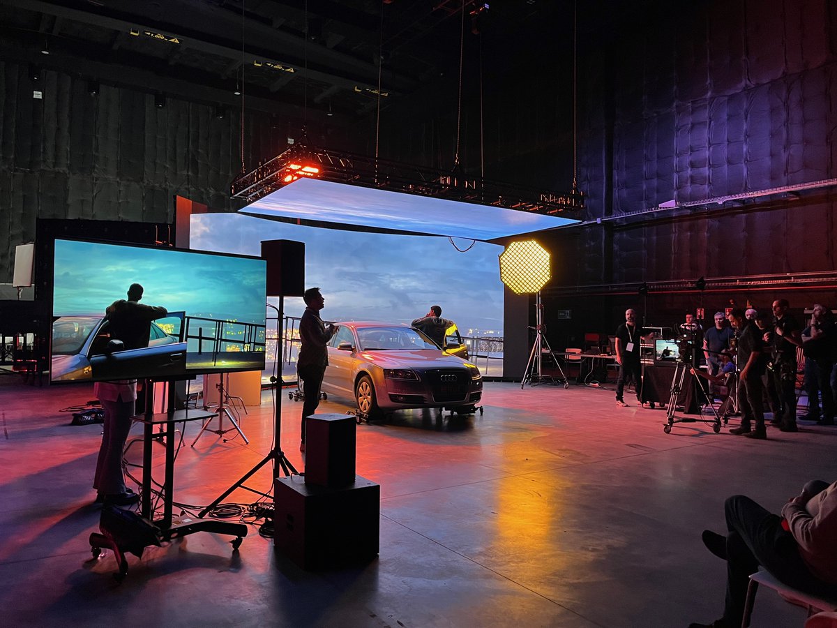 infiledcom's tweet photo. INFiLED's team is at the Netflix Post Production Summit in Madrid, Spain. Together with other technology partners, INFiLED is showing its Virtual Production Solutions for training sessions on post-production, visual effects and virtual production #INFiLED #Netflix #NetflixSummit https://t.co/hNPFGGFVJw