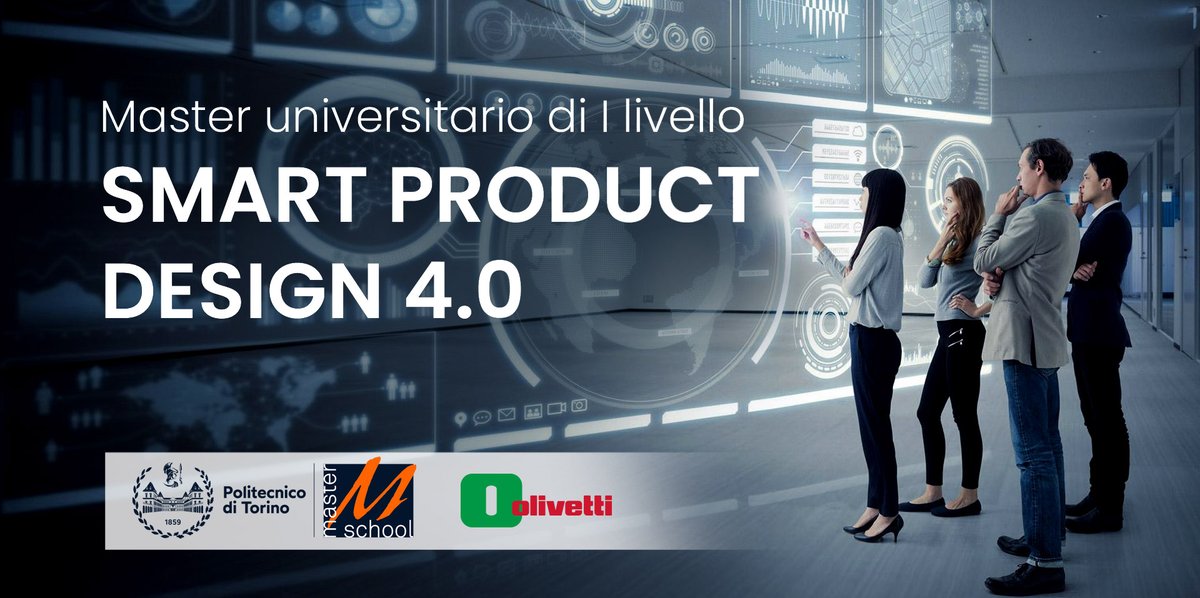 OlivettiOnline's tweet image. 📢 È online il bando per candidarsi alla seconda edizione del Master Universitario di 1° livello &quot;#SmartProductDesign 4.0”, promosso dalla Scuola di Master e Formazione permanente del @PoliTOnews in partnership con #Olivetti 🎓📲

 Info e candidature su➡️ bit.ly/MasterSPDIIedi…