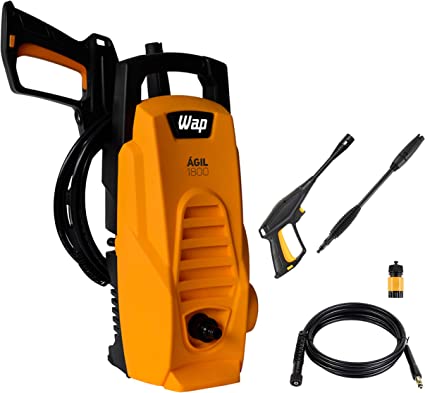 GonzagaLiege's tweet photo. Lavadora de Alta Pressão WAP ÁGIL 1800 1400W 1300 PSI/Libras 300L/h Portátil Compacta Jato Leque e Concentrado 220V https://t.co/8ZI3eHHh5j via @amazon https://t.co/zkirLqssUS