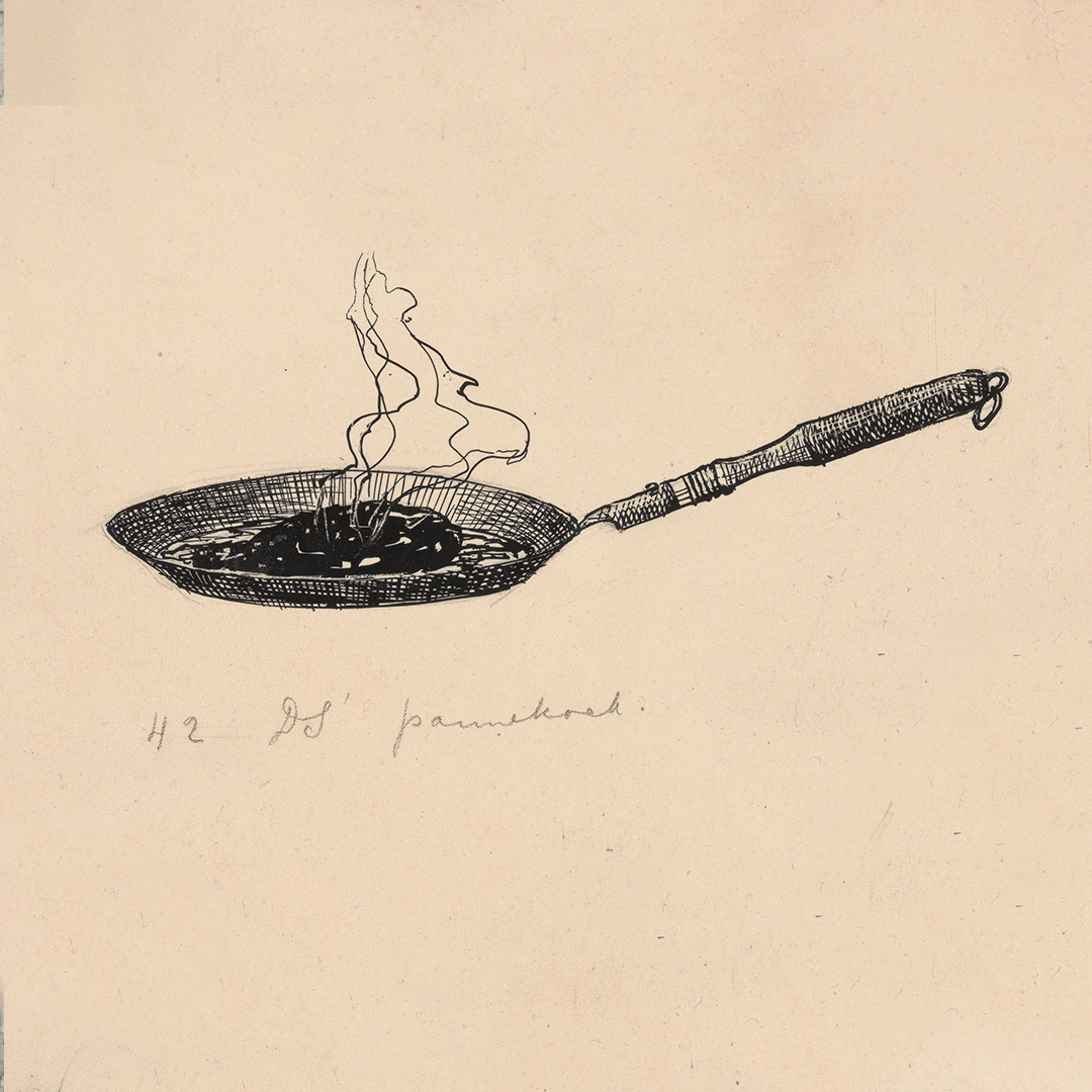 rijksmuseum's tweet photo. The pannenkoek, or pancake, is a very traditional Dutch dish. We can eat them all day every day, with some sugar, or apple, or cheese, or… 🥞
 
What will you have on your next pannenkoek? 

🖼️ Pancake in a pan, Henri Verstijnen, 1892-1940 https://t.co/P1Fi8VAs3M
