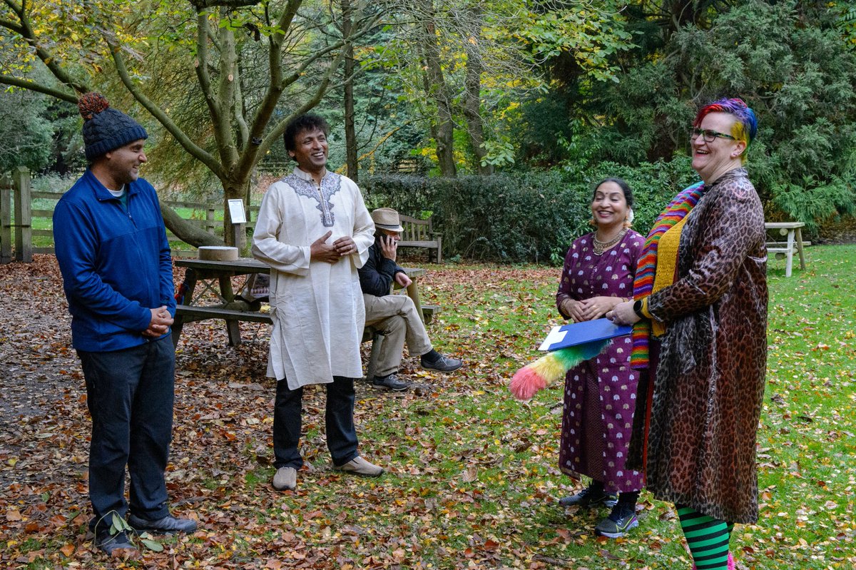 Big thank yous to @chazot_paul, @space2leeds & everyone who joined us for #festivalofsocialscience at #Durham Botanical Garden yesterday.'Taking Your Shoes For a Walk' featured Aniruddha on tabla, @balbirdance, Miss Inform @IrregularJenny, & #Kathak dancer @DevikaRaoDance.
