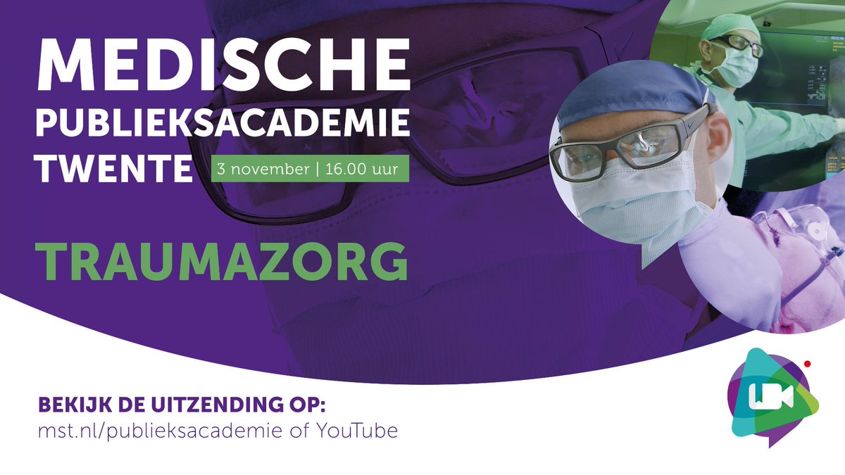#Traumazorg | Wat gebeurt er in MST als traumazorg nodig is? Tijdens deze nieuwe publieksacademie vertellen onze specialisten hierover. Kijk mee via mst.nl/over-mst/medis… #MedischePublieksacademieTwente #MST