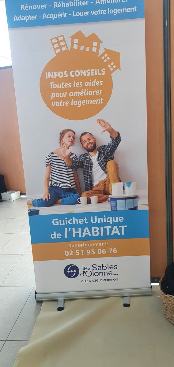 Retrouvez les conseillers de l'<a href="/ADILE_85/">ADILE</a> sur le stand des <a href="/LSOAgglo/">LES SABLES AGGLO</a> sur le salon de la maison ce week-end aux Sables d'Olonne  #rénovation#énergétique#PTRE <a href="/YannickMOREAU/">Yannick MOREAU</a> <a href="/ablanchard31/">Blanchard Alain ن</a> <a href="/NCHENECHAUD/">Nicolas Chénéchaud</a> <a href="/ChrisBOSSARD/">Christine RAMBAUD-BOSSARD</a>