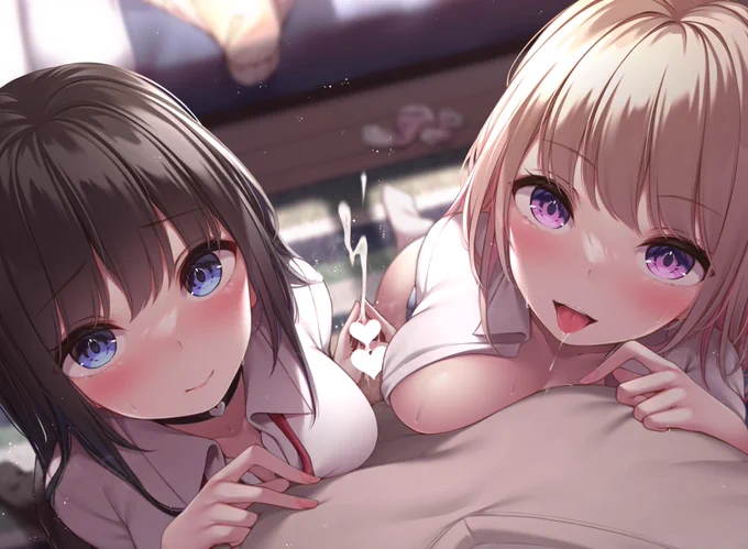 R18) 帰ったら教え子のJK二人に迫られて... 