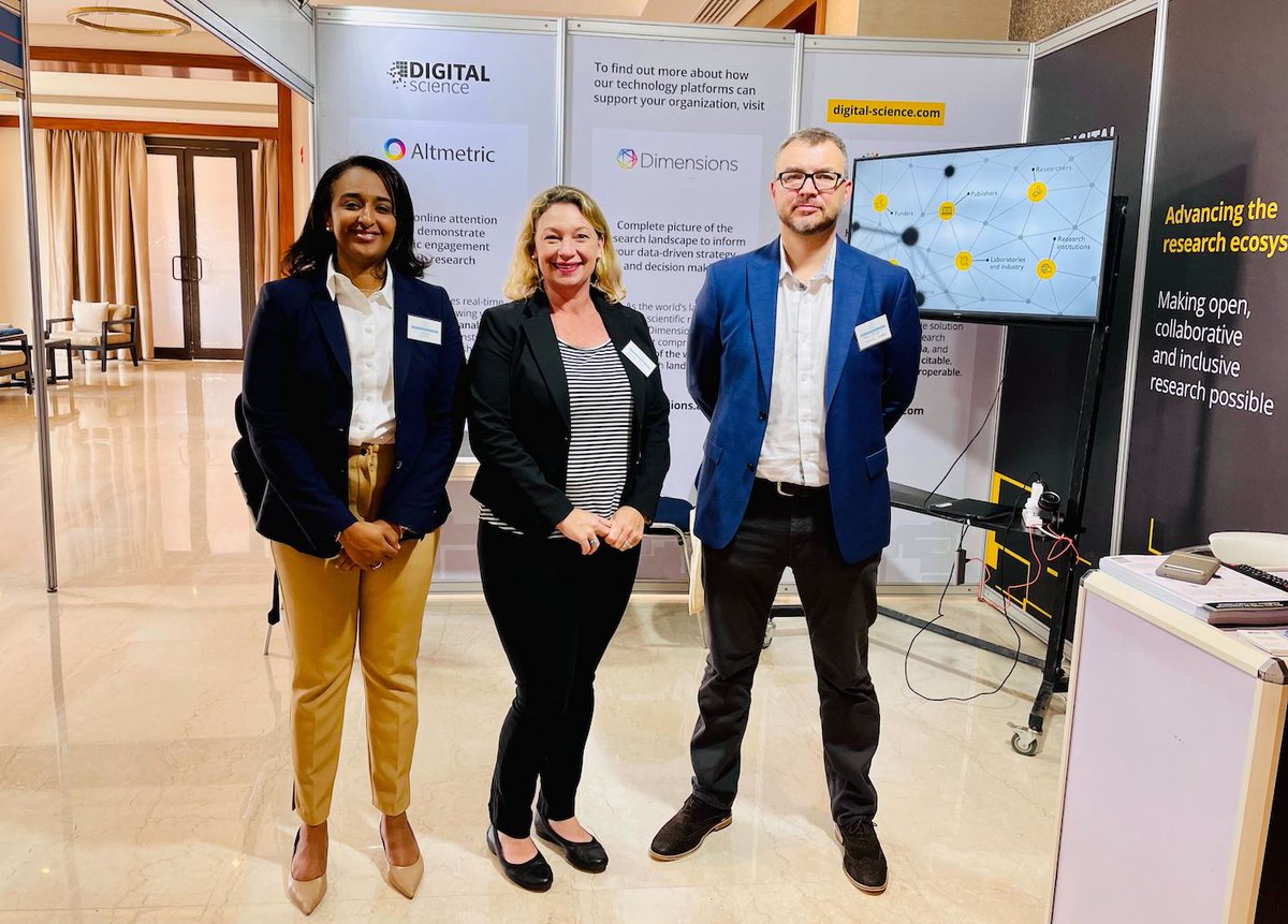 digitalsci's tweet photo. Creating an open & collaborative research environment - the @Form4Open event in Cairo aims to help achieve this for the Middle East & North Africa.
Digital Science was proud to be a sponsor of & participant at this event! 😃🔓
#Form4Open #OpenScience #OpenMENA #OpenAccessWeek https://t.co/PsVRm6zIux