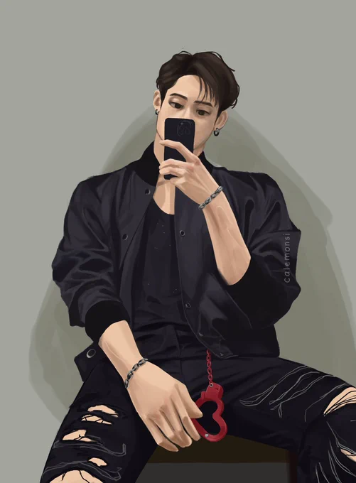 You got me losing patience #straykidsfanart #bangchan #maxident 