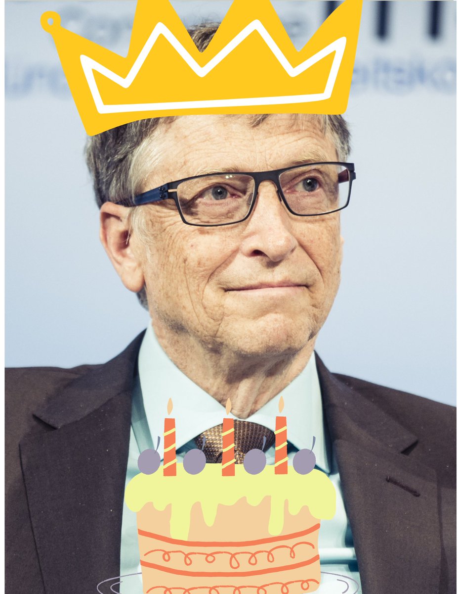 DieguitoCraft's tweet photo. @BillGates HAPPY BIRTHDAY BILL. NEVER CHANGE. https://t.co/qOKIjXuCms
