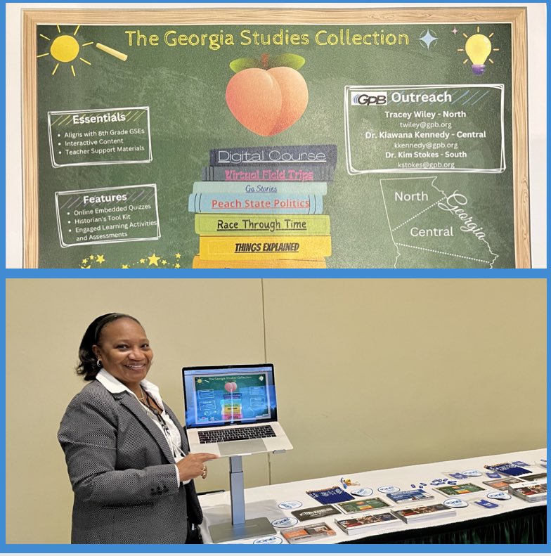 Hope to see you @GPBEducation Poster Session on the Georgia Studies Collection @GASocStudies Conference today table 3. Stop by . . . #GCSS22