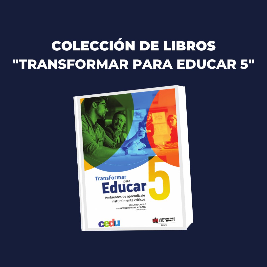 Cedu_Uninorte's tweet photo. Hoy en #ViernesDeRecomendados les traemos el libro "Transformar para educar 5: ambientes de aprendizaje naturalmente críticos"

Comenta un 📙 y te compartimos el link del libro por DM

#investigacion #cedu #soyprofeuninorte #transformar https://t.co/8SnwBHhWnv