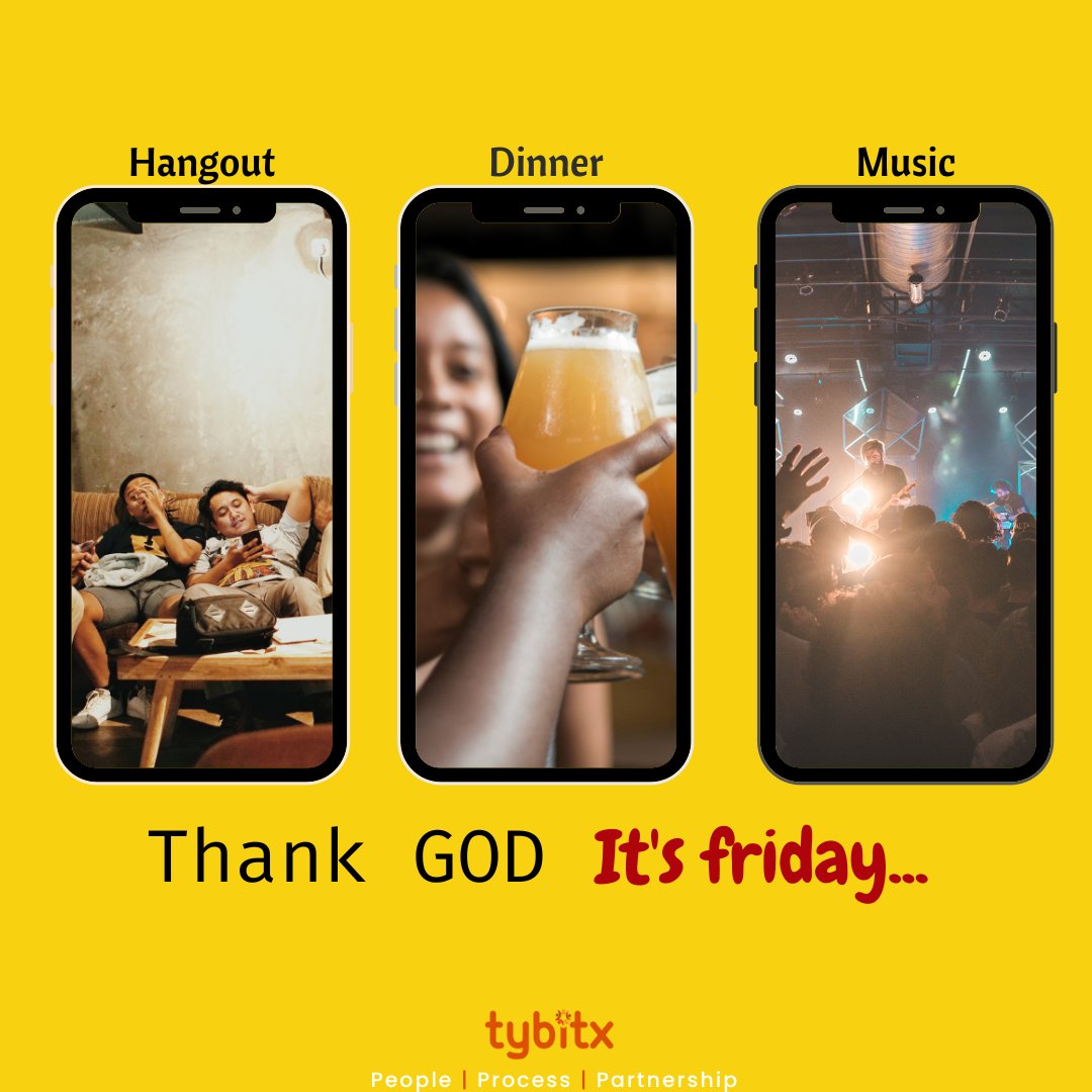 Tybitx_Services's tweet photo. Which is it for you this weekend? Let us know in the comment section.
#tgif #tybitx #weekendvibes #FridayVibes #fun #relaxation #unwind #hrservices #talentmanagement #outsourcing
@pwanaduku @stearibatise https://t.co/YZiMirQp9g
