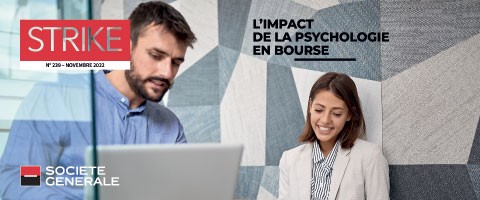 SG_Bourse's tweet photo. #StrikeMagazine: Quel impact pour la psychologie en Bourse? Découvrez notre dossier de novembre dans Strike, le magazine des Produits de Bourse Société Générale.
https://t.co/wkzETQyqkx
#produitsdebourse #bourse #PUB #risquedeperteducapital https://t.co/TJYeNGAb43