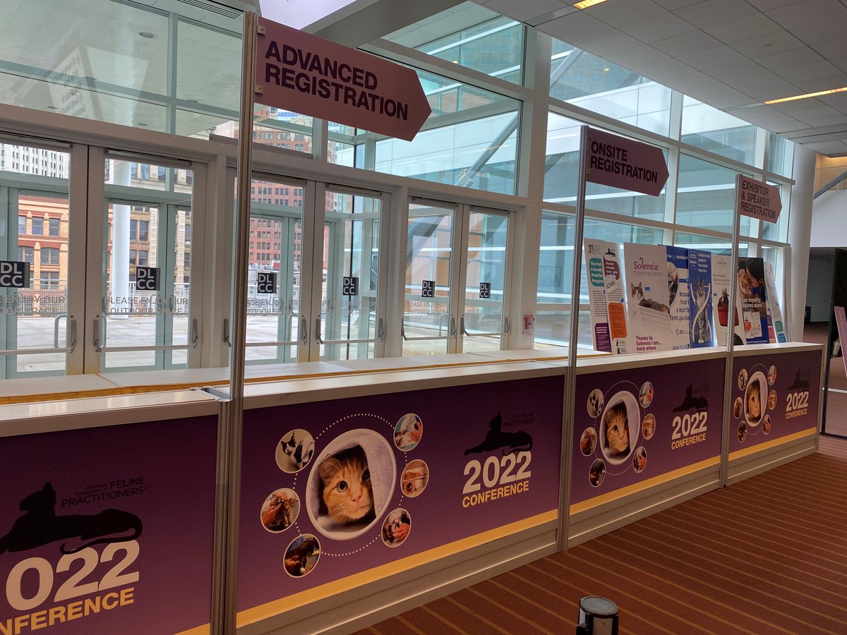 CatVets's tweet photo. The 2022 AAFP Annual Conference starts today. If you’re joining us in Pittsburgh, stop by the Cat Friendly Practice® Program 10-Year Celebration at 3:55 PM at the back of the exhibit hall. Learn more at https://t.co/swbCENw2S0.

#CatVets #AAFP2022conference https://t.co/92LhDFp65M