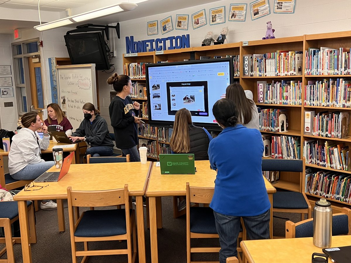 angoodru's tweet photo. A huge thanks to @ticeteach for sharing all your promethean panel wisdom this morning.
We are loving our new panels!! @FWESIBPYP https://t.co/ZRxIcp1Qru