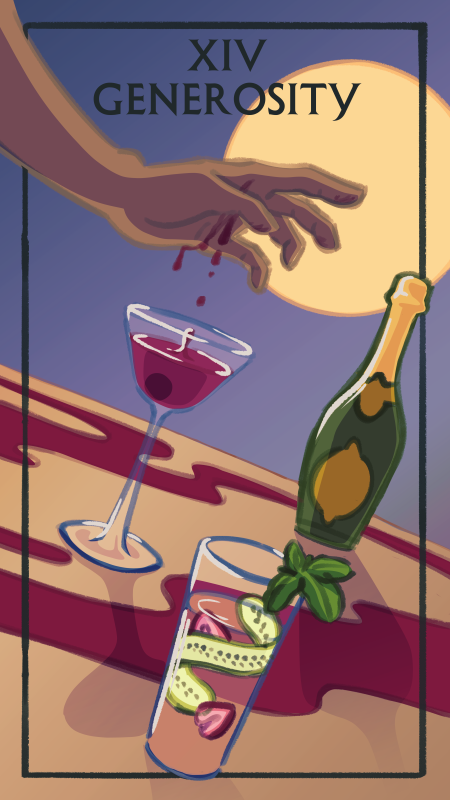 More #tarot doodles, with this one I wanted to play around a bit with the iconography of the card and rearrange them into a different idea.