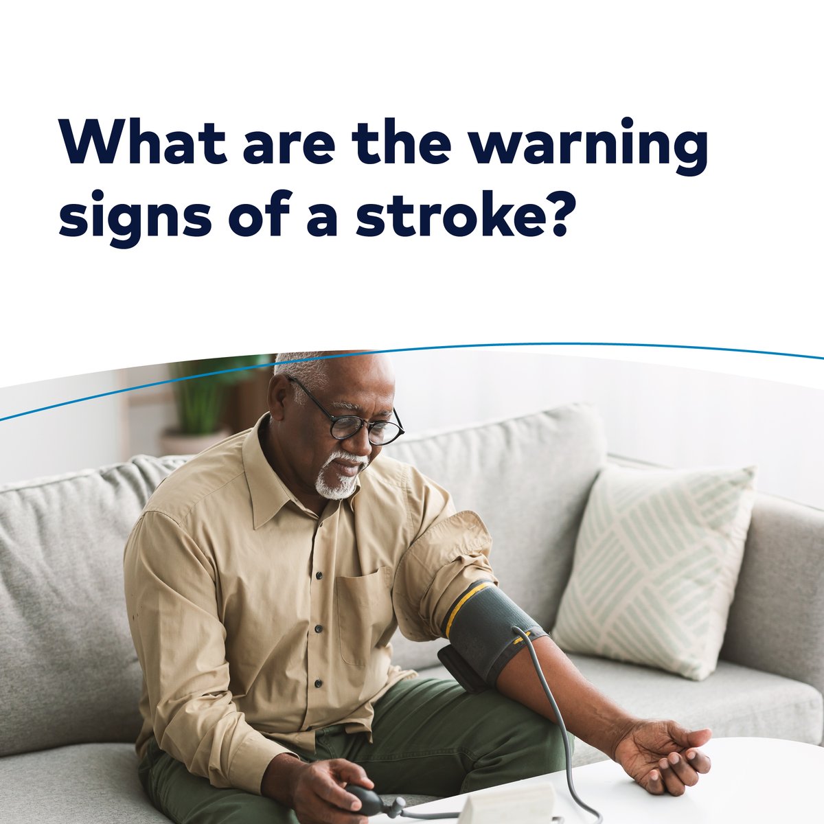 According to the CDC, someone in the United States has a stroke every 40 seconds. 

Just in time for World Stroke Day (Oct. 29), learn how to recognize the warning signs of a stroke: bit.ly/3U77VuK 

#StrokeAwareness #PositiveImpact #WorldStrokeDay