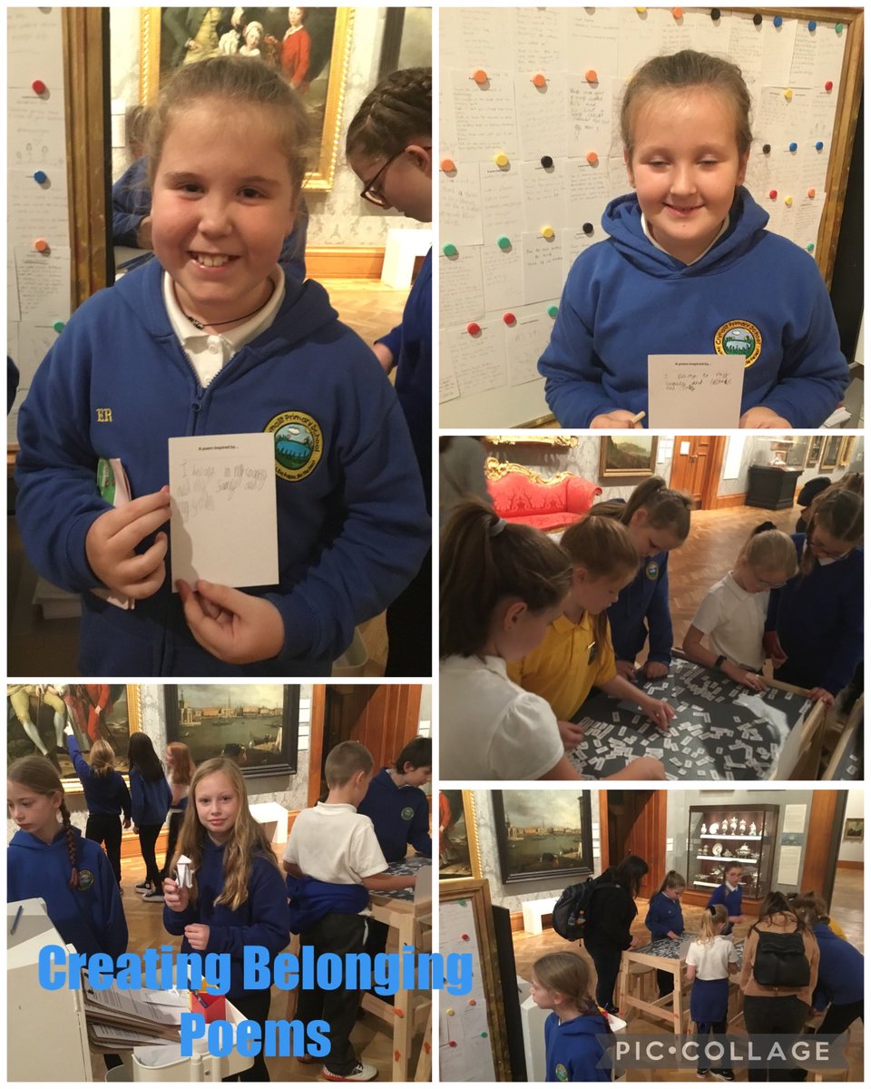 5W had a fabulous time ⁦@Museum_Cardiff⁩ exploring the Natural History, learning about the Evolution of Wales, enjoying the Art galleries and creating their own Belonging Poems #Cryp5 #crypEthicalInformed #CrypHumanities #crypCapableAmbitious
