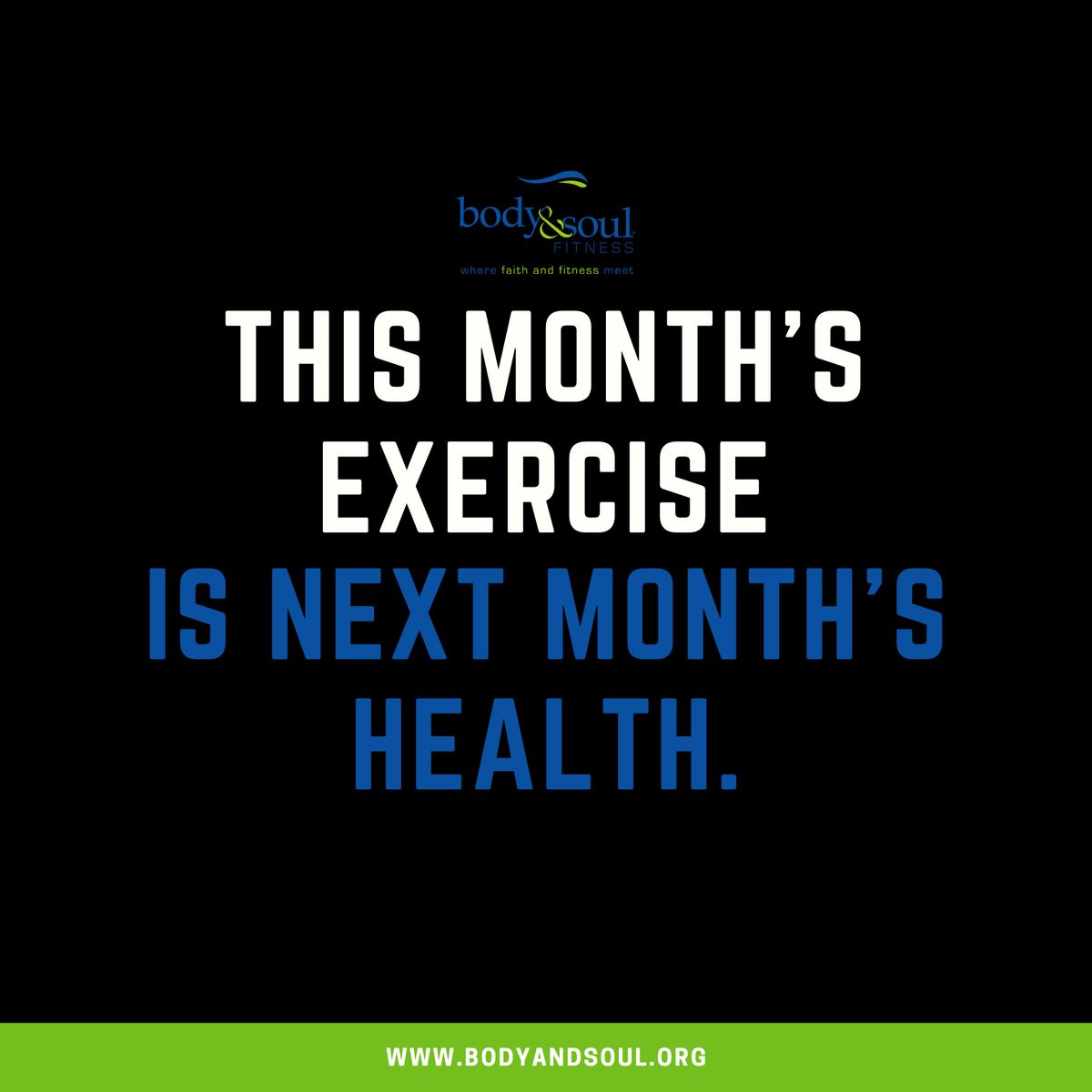 WeRBodySoulFit's tweet image. The decision you make today will determine your success tomorrow! Making healthy choices now will benefit you next weeks, months, and years to come!

#grouptrainingclass #traininginstructors #faithandfitnesscoach #fitfamilylife #fitnessmotivational