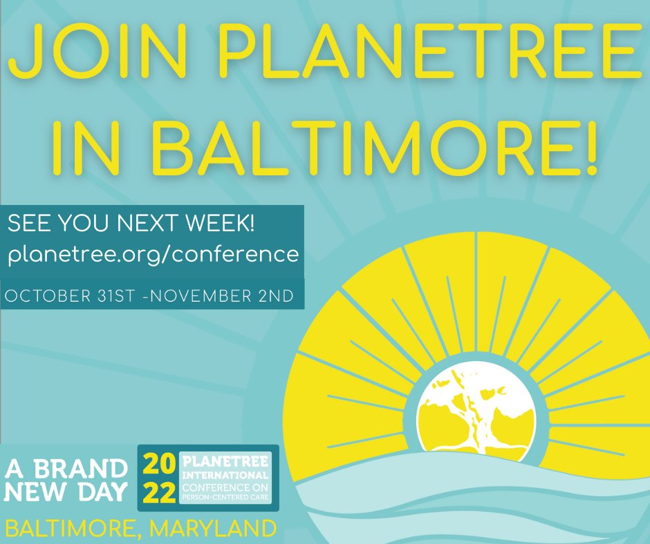 Planetree is hitting the road to Baltimore! Our team can't wait to welcome you to the #Planetree22 Conference in just a few short days. Are you ready to immerse yourself in person-centered care? Click to join us on Monday! We hope to see you there! bit.ly/3NNW6XI