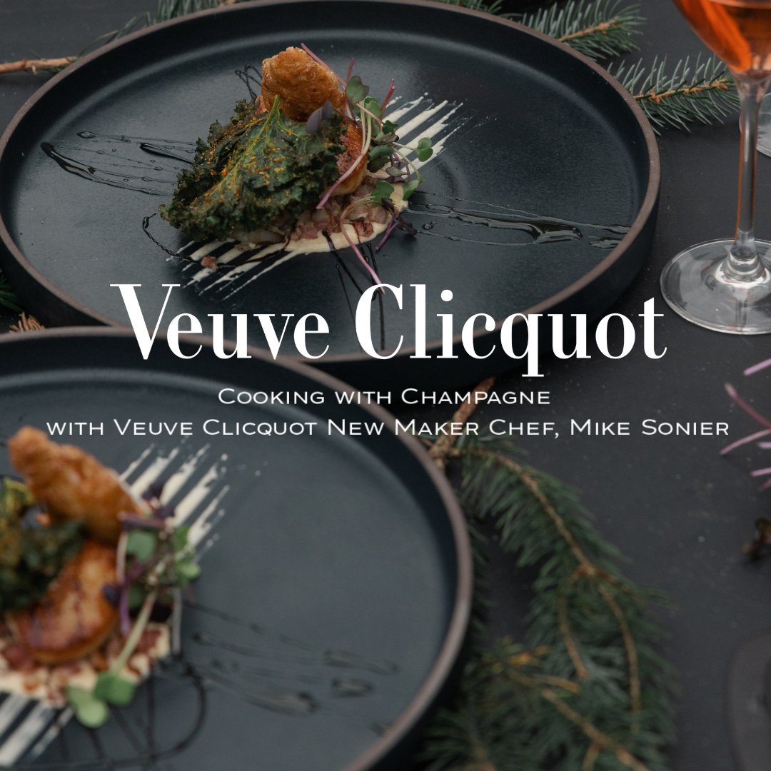🍾Upcoming special event: Cooking with Champagne with Veuve Clicquot New Maker Chef, Mike Sonier 🍾

Join us Nov. 16 at 6:30pm for a unique hands-on experience as you cook a three-course meal with champagne.

Register at cuisineandchateau.com/veuve-clicquot…