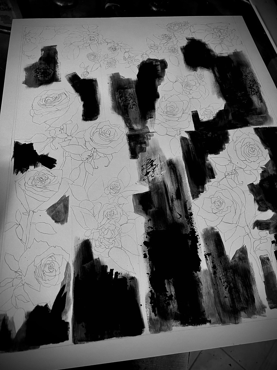 SuhaBadri's tweet photo. work in progress
#art #bwfilter #painting #イラスト #acrylic https://t.co/DkGgIJoeWo