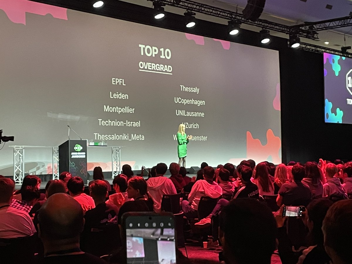 <a href="/HandeWinde/">Han de Winde @handewinde.bsky.social</a> <a href="/iGEM_Leiden/">iGEM_Leiden</a> <a href="/iGEMCommunity/">iGEM Community</a> <a href="/LeidenBiology/">LeidenBiology</a> And in the Overgrad Top 10 too! Congratulations!