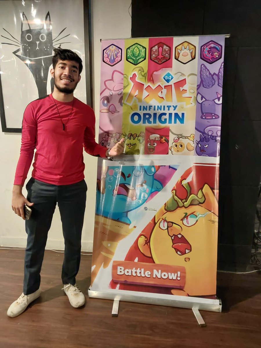 Just attended the namaste axie meet-up in Kolkata.
#AxieInfinity , #NamasteAxie , <a href="/AxieInfinity/">Axie Infinity</a> , <a href="/Jihoz_Axie/">Jihoz.ron</a> , <a href="/BUILDERSOFWEB3/">░B░U░I░L░D░E░R░S░ ░░O░F░ ░W░E░B░3░░</a>