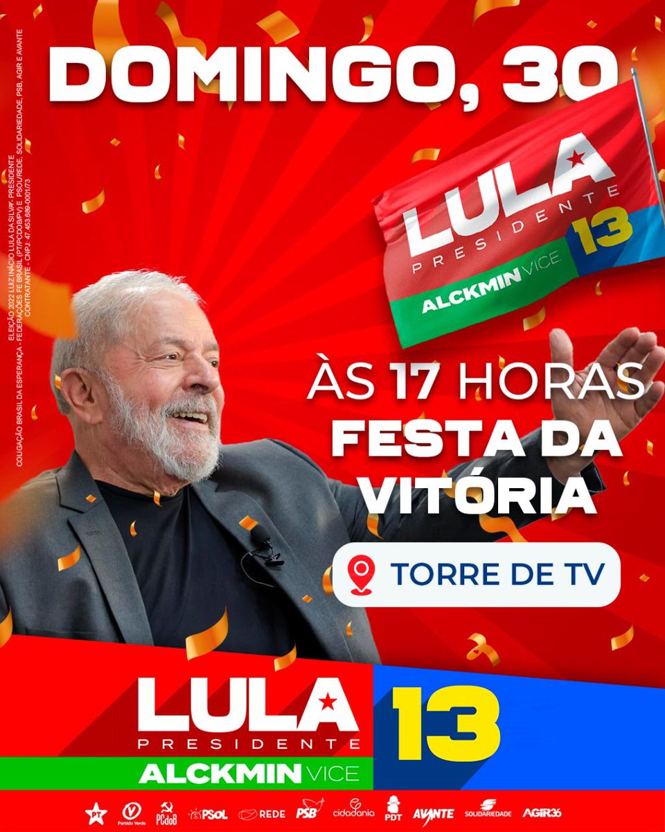 dfcomlula's tweet photo. Vamos nos abraçar no domingo! Esperamos vocês!
#LulaPresidente1⃣3⃣ #dfcomlula https://t.co/CoNKIkPtMJ
