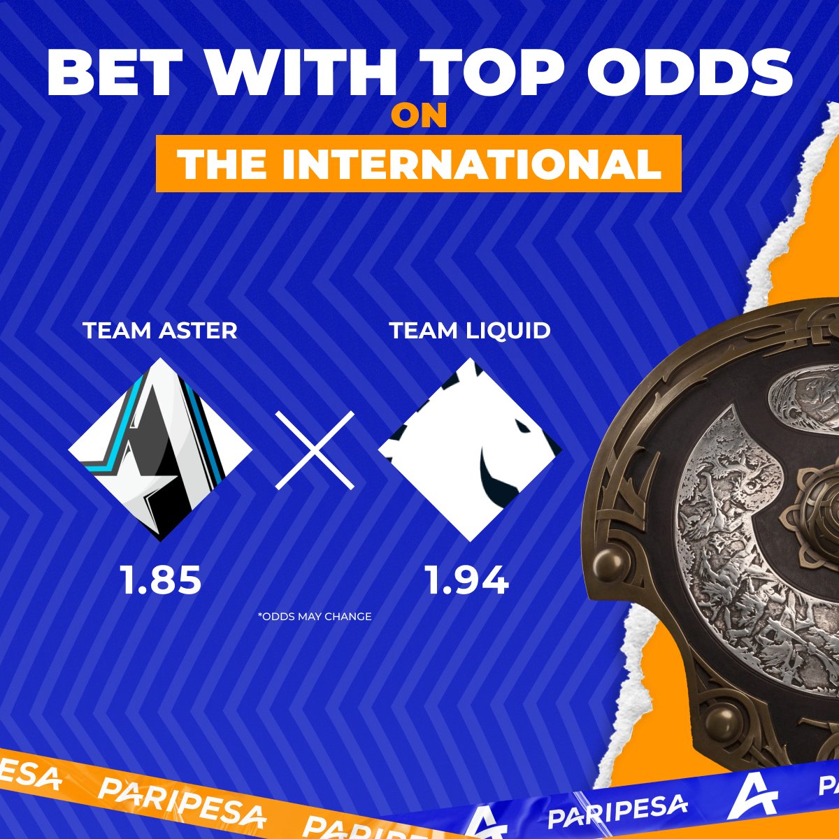 🙌📢 Welcome to the International! 👉📅 On October 29th, the semi-final of the lower bracket: 🇨🇳Team Aster VS Team Liquid🇪🇺 (best of 3) 💰 Prize pool - $18,241,259 USD 🔥 Who will take part of the prize money? m.paripesa.bet/jbn4 #TheInternational2022 #TI11