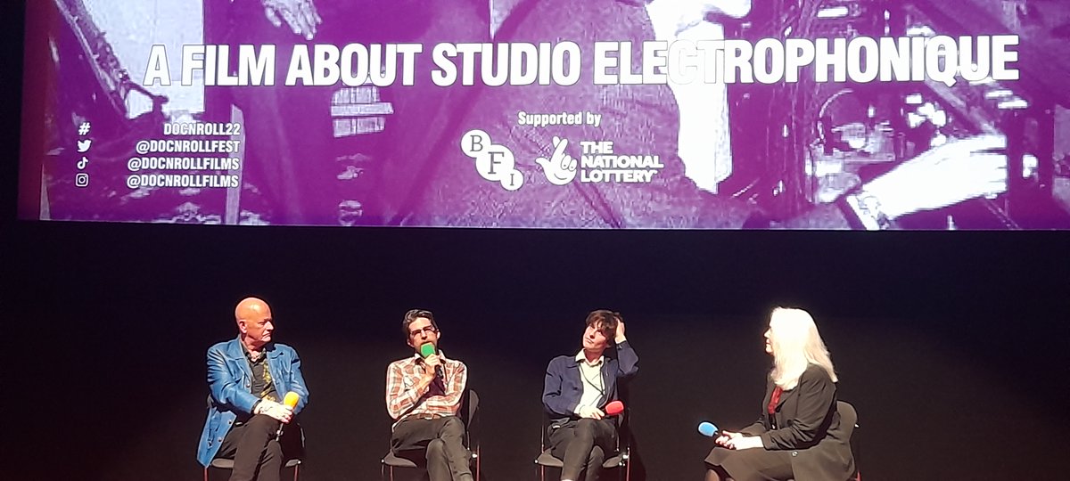 @martynware @ColdTapFilms @electrophonique last night's screening of Studio Electrophonique at the Barbican @docnrollfest - and playing around the country over the next week or two docnrollfestival.com/films/studio-e…