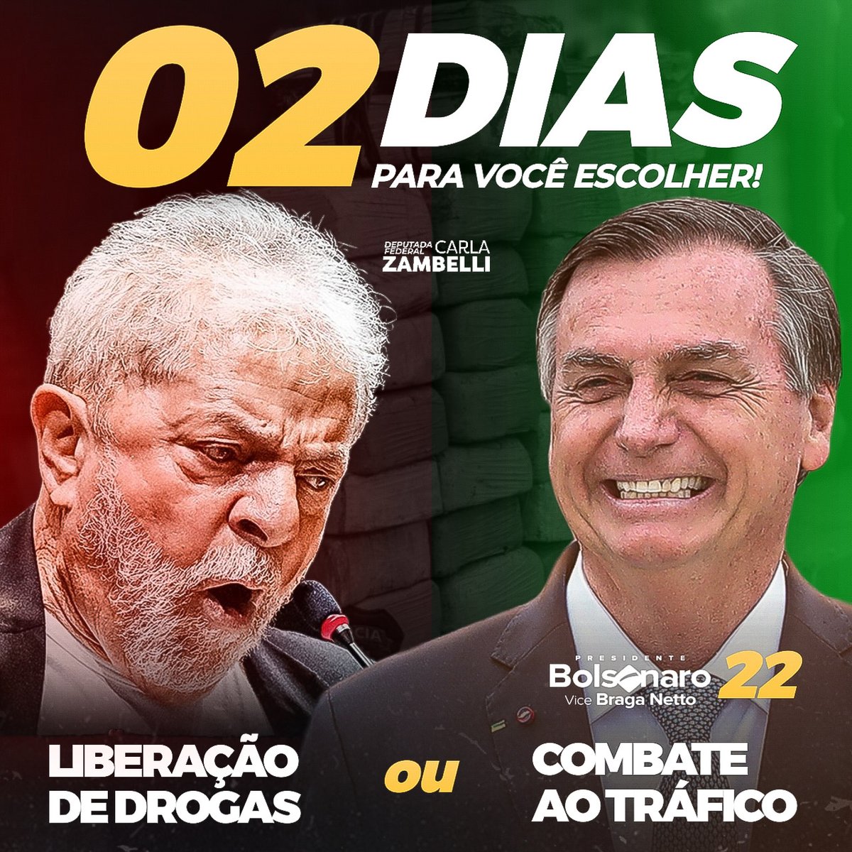 ZambelliRita_'s tweet image. Esta é a eleição mais importante das nossas vidas.

De qual lado você está? 🤔