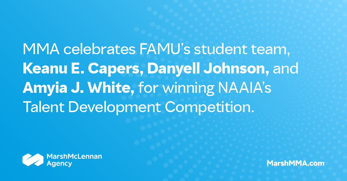 We're a proud partner of @NAAIAnow which recently held its National Talent Development Competition. Congratulations to the winning team and all participants. Learn more here: bit.ly/3W7BqhQ