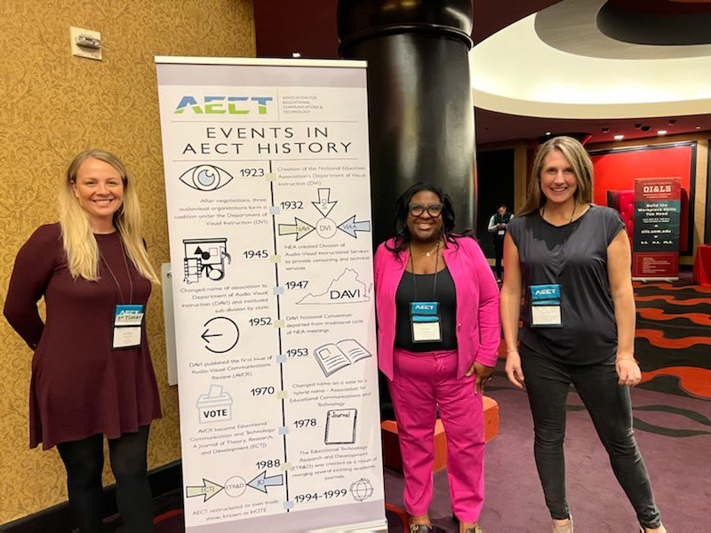 HigherEdHerm's tweet image. Heading home from #AECT22 alongside my best resource— my amazing colleagues from @Centennial_SD @LowerMerionSD Can’t wait to continue our work on the intersection of equity, SEAL and digital learning!