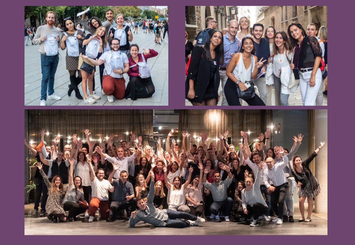 SORECOAUDIT's tweet photo. La semaine dernière, nos 65 collaborateurs de nos 4 bureaux participaient à notre évènement de fin d’année à Barcelone #SunsetatSoreco.
Une journée &amp; une soirée riche en activités afin de célébrer nos succès de l’année et remercier nos collaborateurs pour leur engagement. 👏 https://t.co/u1JIh0eQXx