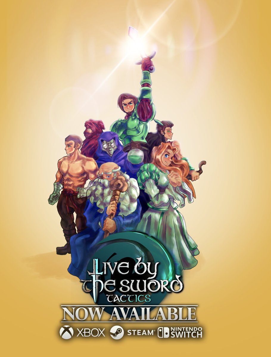⚔️Live by the Sword: Tactics, a Tactical RPG with multiplayer, is out now on #Steam, #Switch, and #Xbox!⚔️

👑Save your kingdom in Story Mode👑
🗺️Try to survive in Adventure Mode🗺️
🎮Compete in Multiplayer battles🎮

Please RT, like, share and leave a Steam review!
#indiegames
