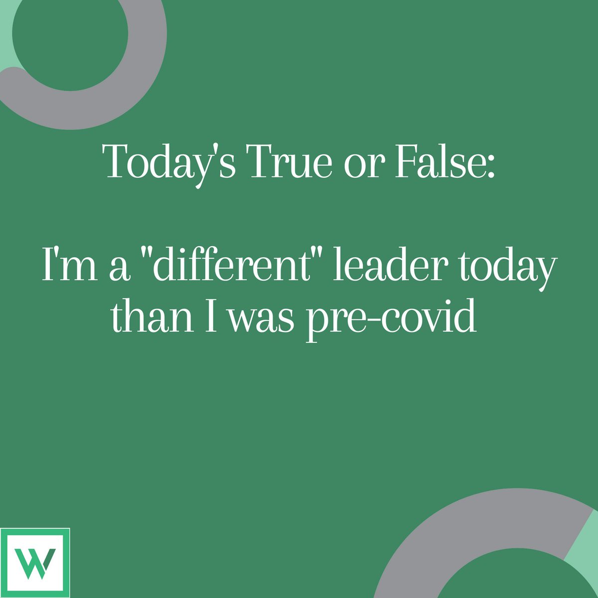 What impact, if any, did the covid pandemic have on your leadership style, expectations, and experience? Did you change the way you lead others and yourself? #Leadership #Management #Expectations