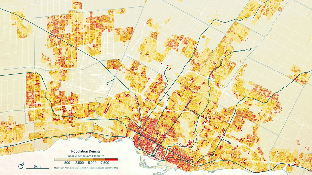 GTA Population Density 2021