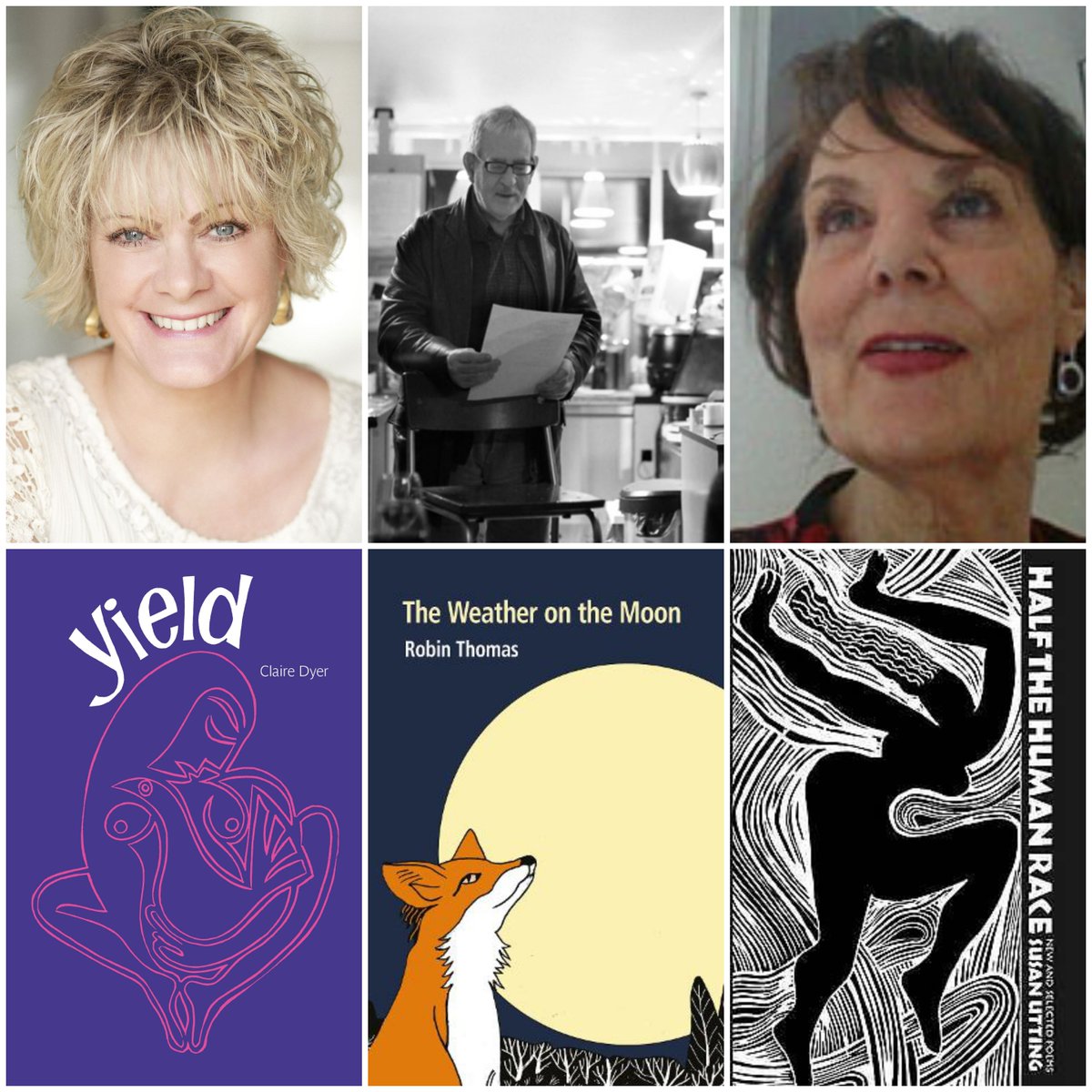 TwoRiversPress's tweet photo. Thx to @FourbearsBooks for hosting the launch of @RobMarCait's new @TwoRiversPress collection on 6/11 from 4 - 5.30. He will be joined by @ClaireDyer1 &amp; Susan Utting who will read alongside. 
https://t.co/IwjpZolqlM
#poetry #books #bookshop #indiebookshop All welcome! https://t.co/mOUwT7Xc9I