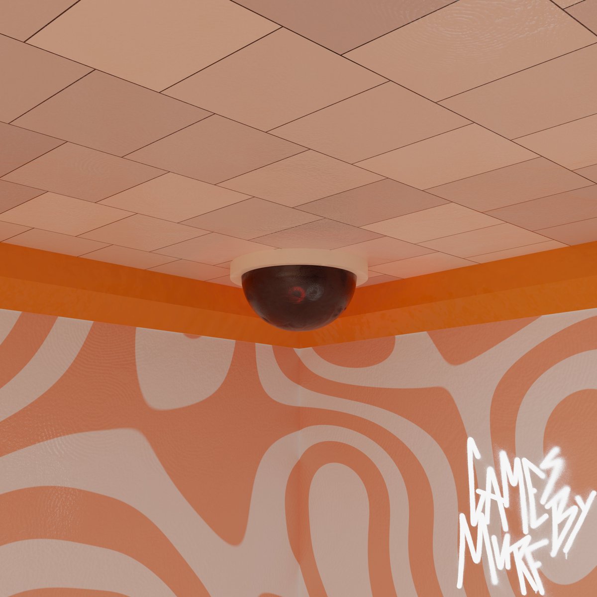 GamesByPale's tweet photo. I'm starting to feel watched constantly #HeyIntern #b3d #blender https://t.co/dNGAggbWOz