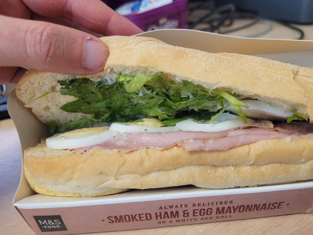 EClivo's tweet photo. @marksandspencer in what world is this egg mayonnaise? Fuming, temping, raging. My disappointment is immeasurable, my day is ruined. Thanks a lot m and s, kids are crying now https://t.co/bSBumhknjW