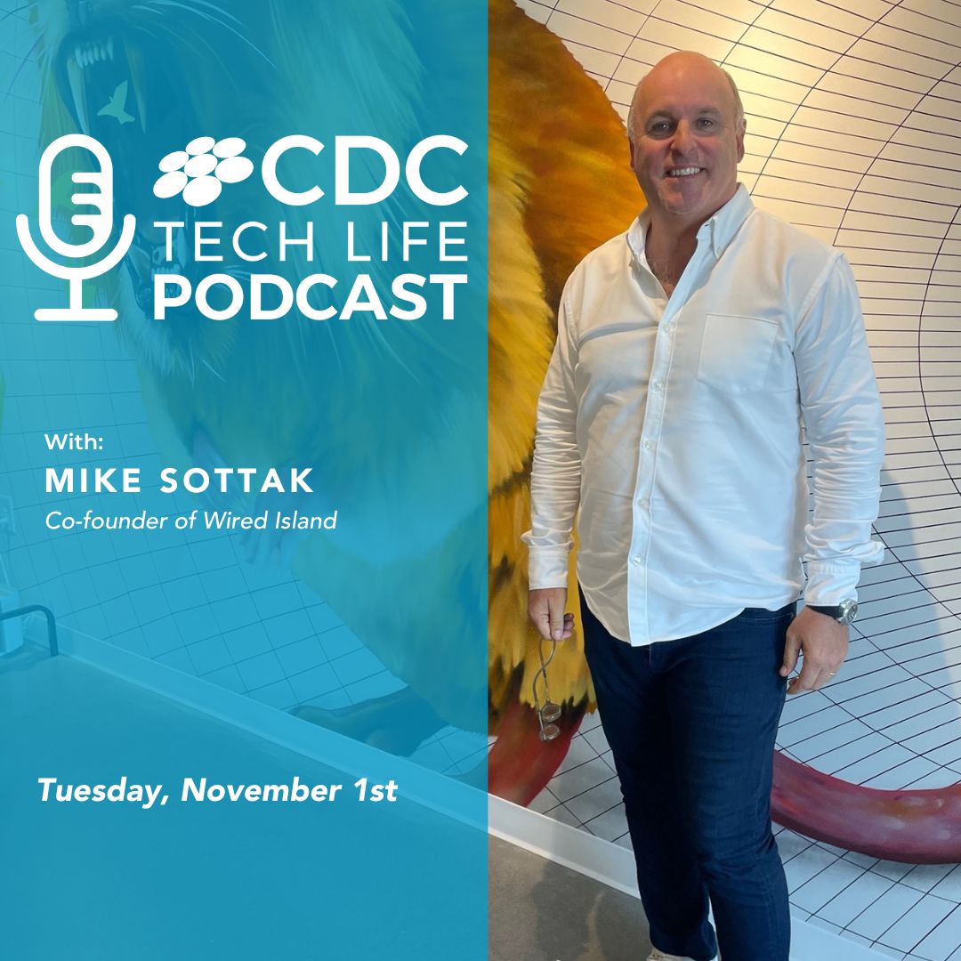 Stay tuned next week for the newest <a href="/TechLifePod/">CDC Tech Life Podcast</a>  episode featuring @mikesottak, co-founder of <a href="/WiredIslandPR/">Wired Island International</a>.
