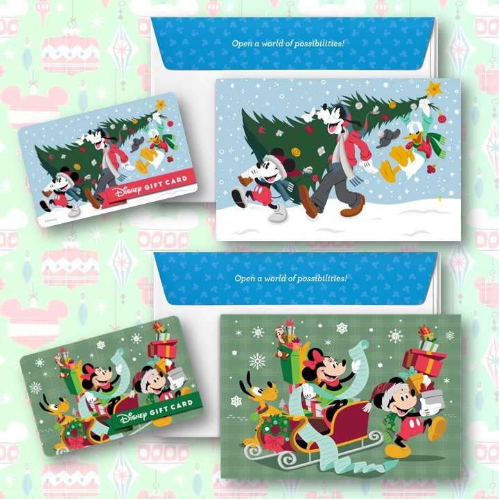 Disney's Christmas Gift Card and Pin Set is the PERFECT Gift