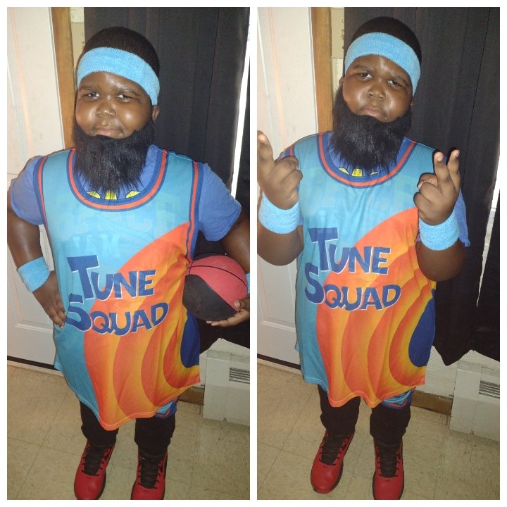 Happy Halloween... Do You Want To Play Him In Basketball. Zion AKA LeBron ..🔥🔥💪🏾💯🎃🎃🍬🍬🏀🏀🏆 <a href="/KingJames/">LeBron James</a>