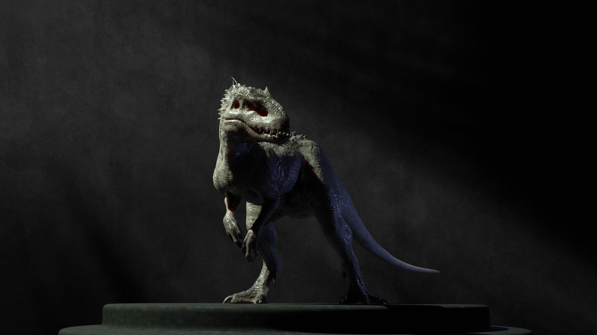 RaptorDragonz's tweet photo. Here we are released our Biggest favorite Dinosaur Indominus rex (I-rex)🔥

Model preview video link🔗 
https://t.co/tW1uUGhKyG
Model link: https://t.co/d1QVcK5LYc

#Blender3d #animation #indominus #animal #Predator #3DModel https://t.co/2nzF661RuT