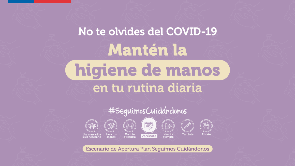 ministeriosalud's tweet photo. 👐🫧 La higiene de manos es una de las medidas más importantes para protegernos del #COVID_19. 

¡No pierdas este hábito y recuerda que durante la pandemia #SeguimosCuidándonos! https://t.co/wiE6dNxcHG